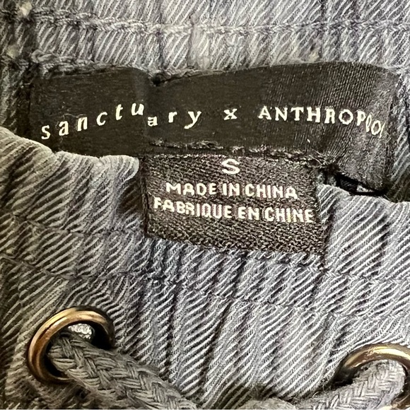 Anthropologie Sanctuary Tie-Dye Carefree Cargo Joggers Pants in Blue Size Small - Picture 5 of 6